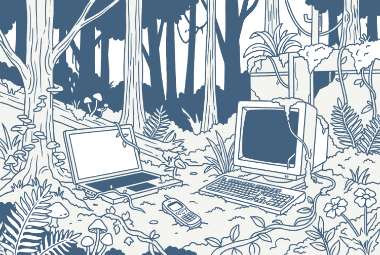 Tekushi brand illustration