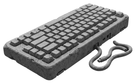 Tekushi keyboard illustration