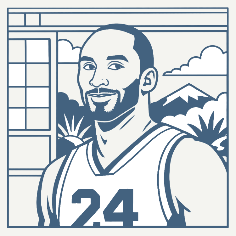 Tekushi meditate kobe illustration